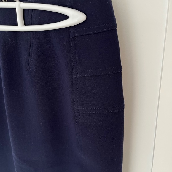 Diane Von Furstenberg Navy Pencil Skirt - Picture 2 of 5